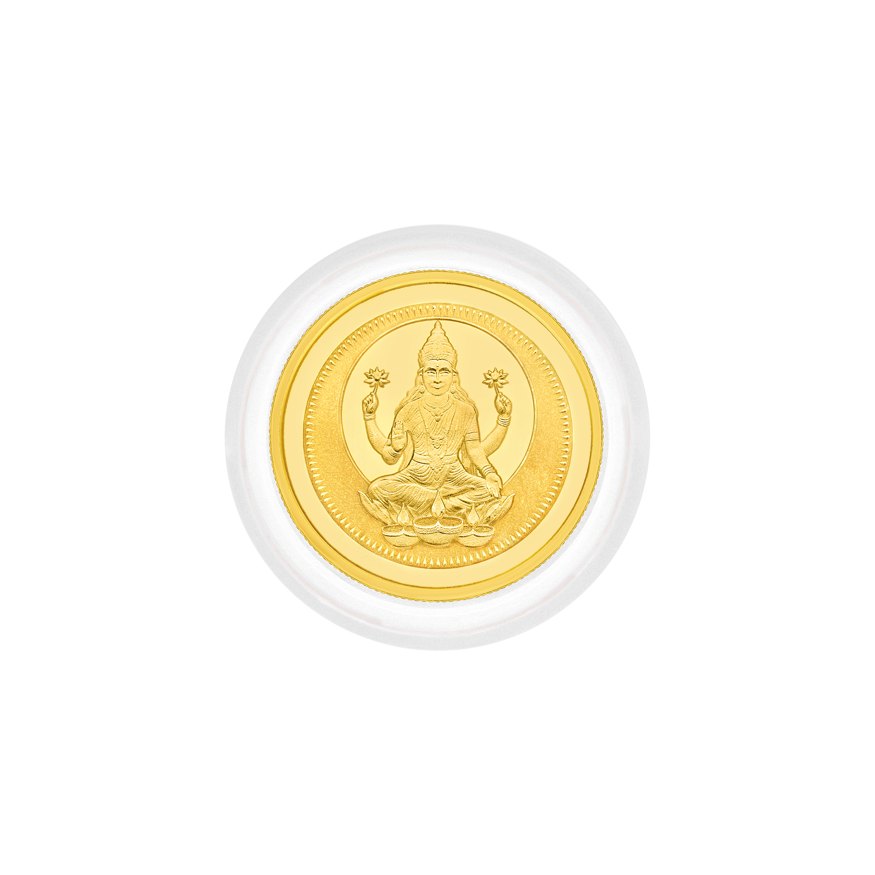 5g Gold ABC Diwali coin 9999 Gold