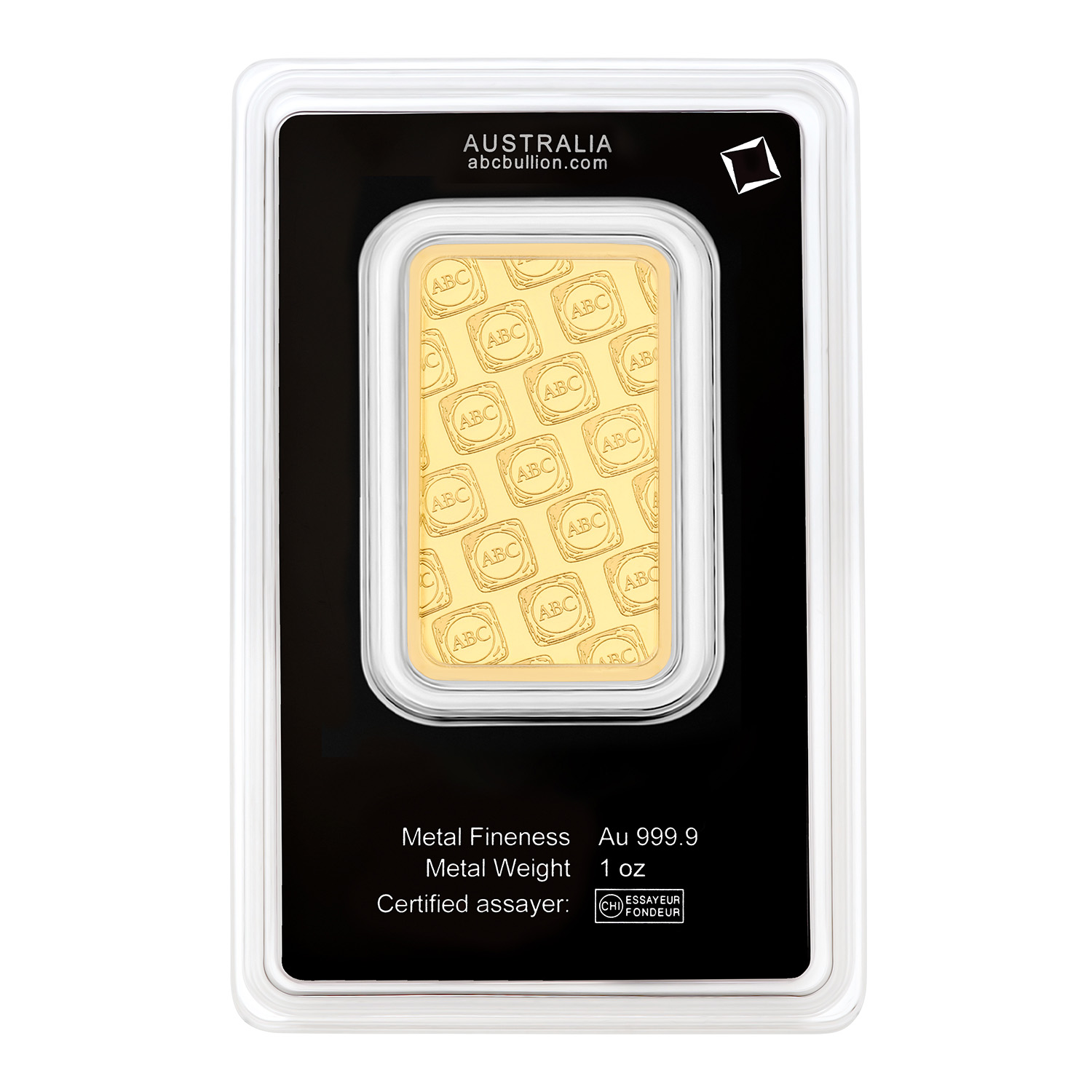 1oz ABC Bullion Gold Minted Tablet 9999 Gold