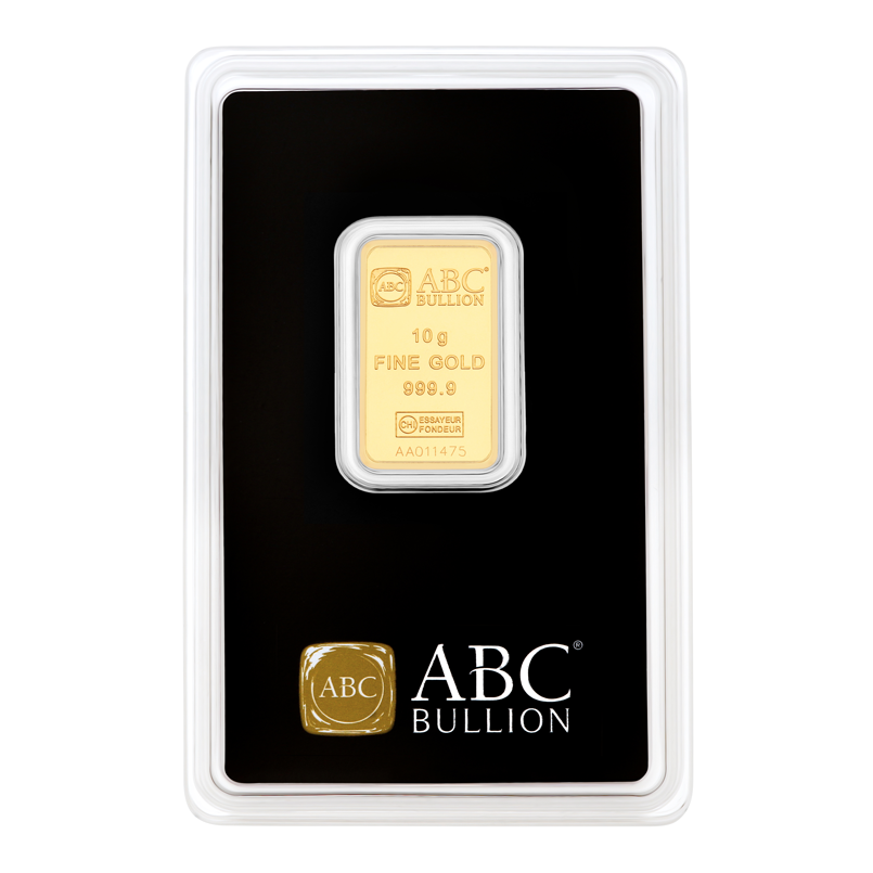10g ABC Bullion Gold Minted Tablet 9999 Gold