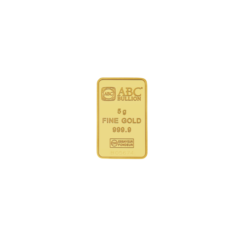 5g ABC Bullion Gold Minted Tablet 9999 Gold