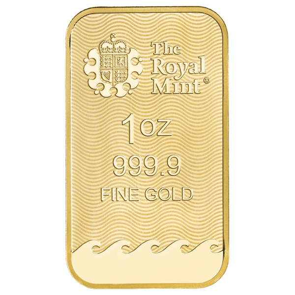 1oz Britannia Gold Minted bar 9999 Gold