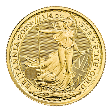 1/4oz Britannia Gold Coin 9999 Gold