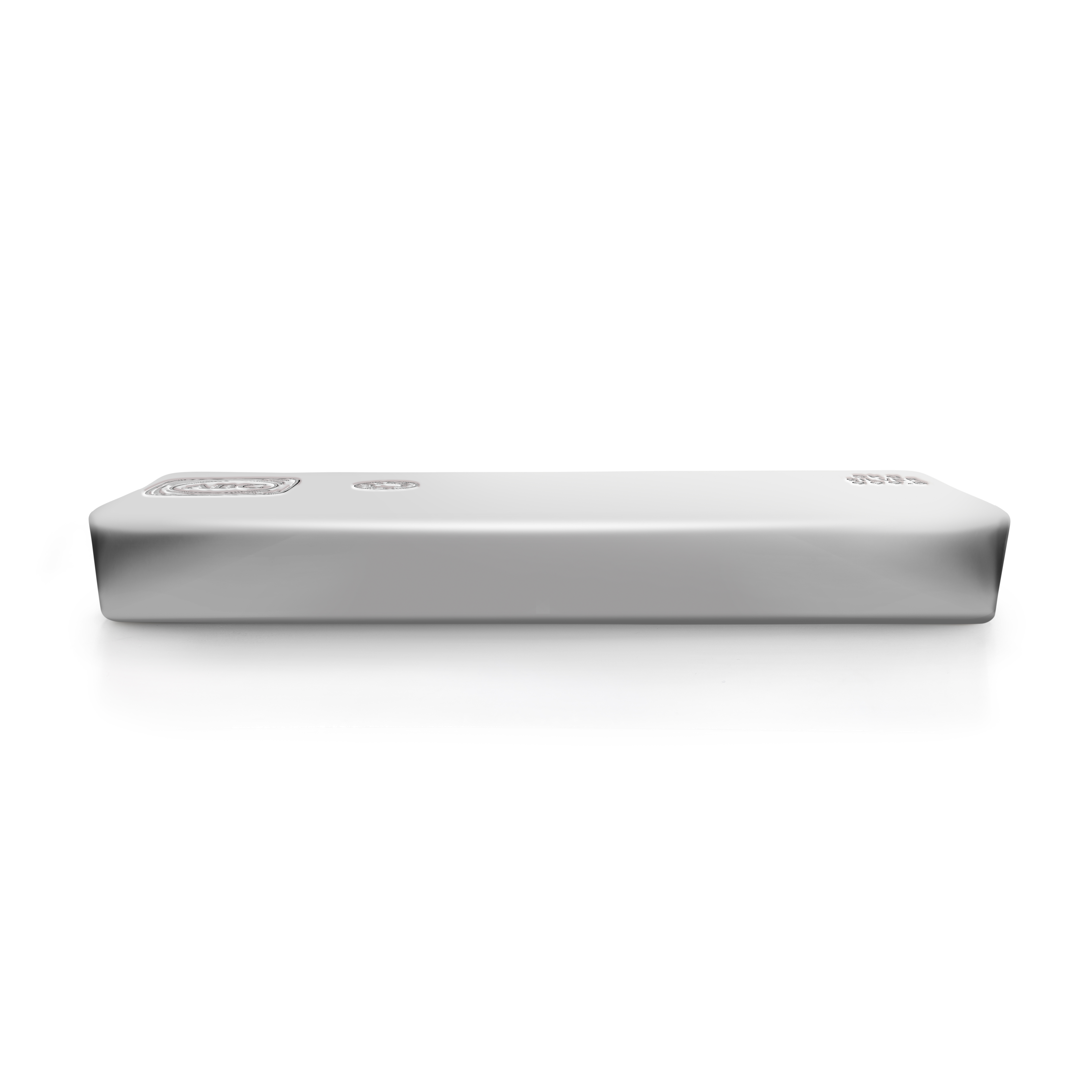 5kg ABC Silver Cast Bar 9995 Silver