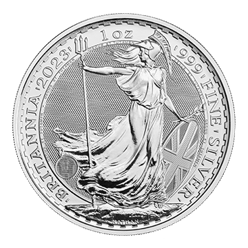 1oz The Royal Mint Britannia Coin King Charles III Monster Box Silver