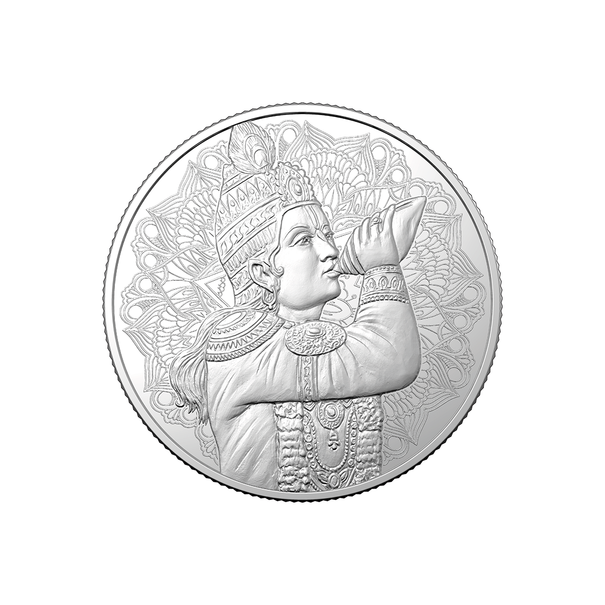 1oz ABC Bullion Bhagwan Krishna Silver Coin 9995 Silver