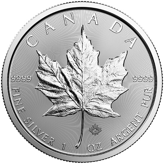 1oz Silver Maple Coin 9999 Silver